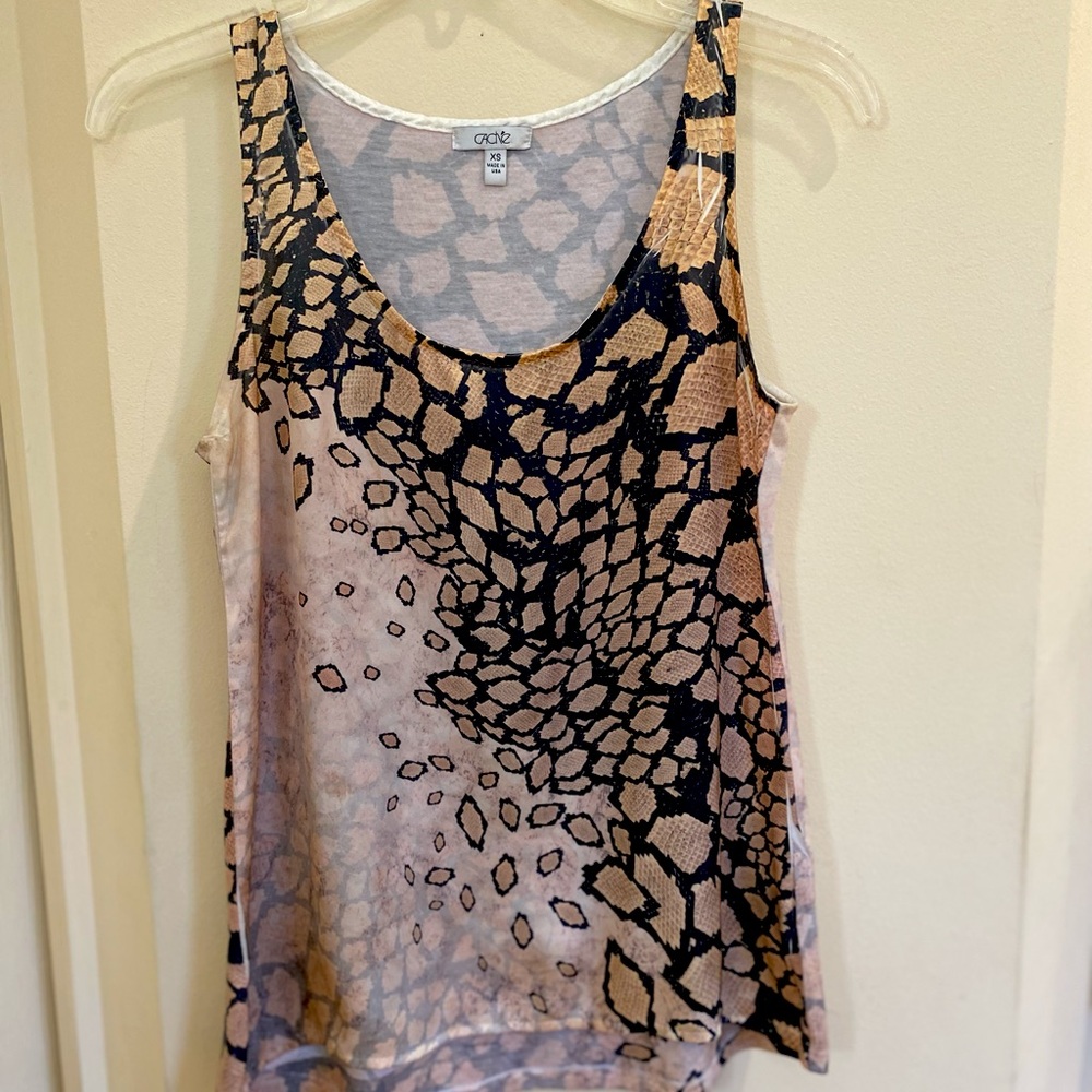 Snake print woman’s tank top